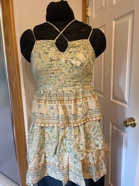 American Eagle Sundress in Sage Green